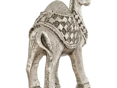 Egyptian figurine of a one-humped camel 3D model