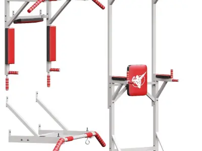 Gym Equipments  3D model