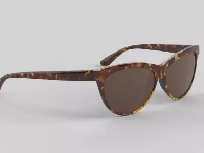 Madera Eyewear Glasses Low-poly 3D model