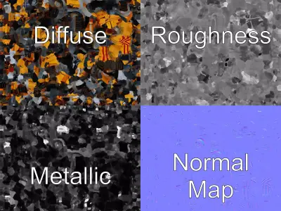 Excavation Crane Industrial Sturdy Metallic Model Pack Low-poly 3D model