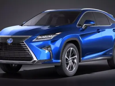 Lexus RX 450h 2016 3D model