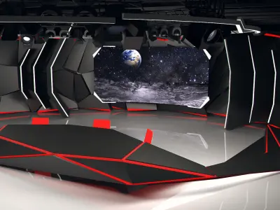 Virtual Studio 26 PBR Darth Vaider Edition Low-poly 3D model