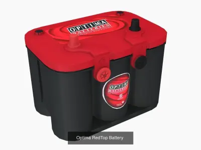 Optima Batteries Bundle 3D Model Pack