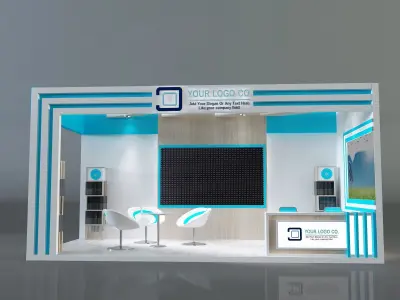 Booth Exhibition Stand a325f 3D model