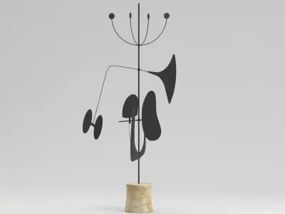 Philippe Hiquily Sculpture 3D model