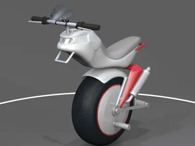 Motorized Unicycle 3D model