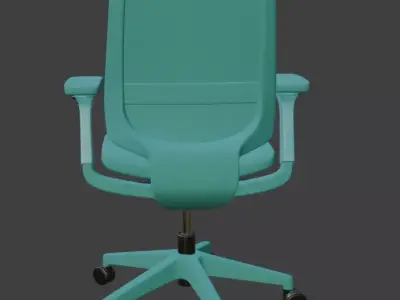 Modern Executive Office Chair High Detail 3D Model 3D model