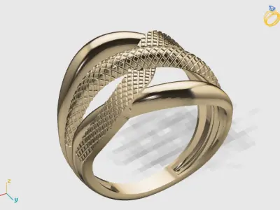 Women Plain Ring STL Models Womens Ring 3dmodels 3D print model 3D print model 32