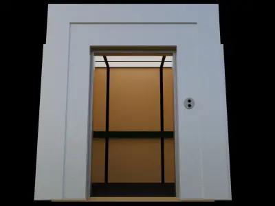 Elevator 2 Low-poly 3D model