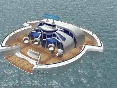Luxury Yacht  Free 3D model