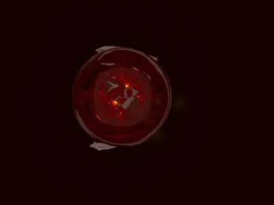 Flower Under The Glass Dome PBR high-poly  3D model