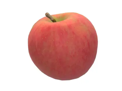 Red Apple 3D Model AR VR PBR Low-poly 3D model