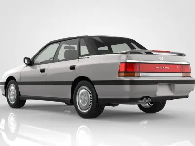 Subaru Legacy 1990 3D model