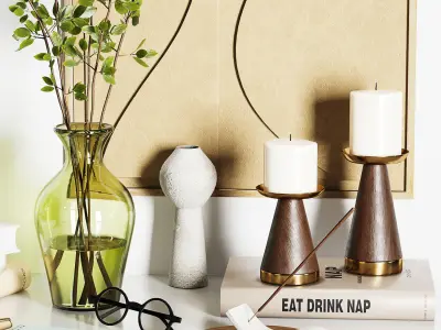 Decorative set 03 3D model