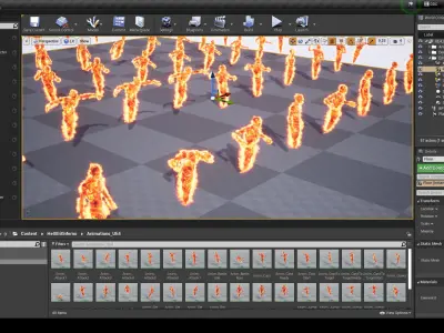 Hell ifrit inferno low-poly game engine ready 3D model Low-poly 3D model