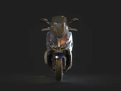 Base model  Kymco Xciting 400 2020 3D model