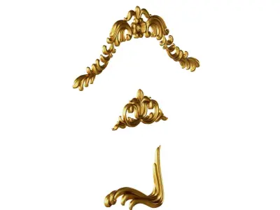 Classic decor ornament 193 3D model