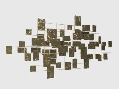 Artworks Pack - 50 Models Low-poly 3D model