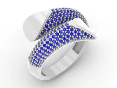 Jewelry Diamond Ring Model RG33 Free 3D print model