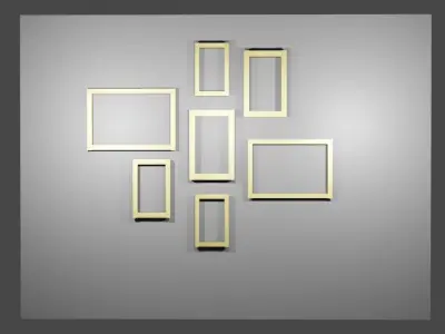 Photo Frame Wall Decoration Free 3D model