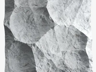 161-RockPanel abstract wall art 3D model