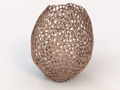 David Wiseman Lattice Vase 3D model