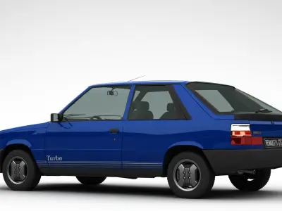 Renault 11 Turbo Coupe 1985 3D model