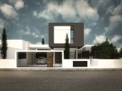 LAZ17 modern house in cyprus 3D model