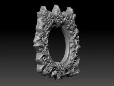 Bas relief Frame 240506 10 3D print model