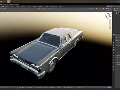 Lincoln Continental 1962 3D model