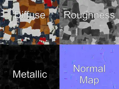 Chipped Paint Lighthouse Architectural Design model pack Low-poly 3D model