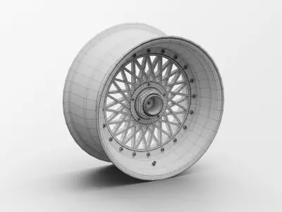 BBS E57 Rim 3D Model 3D model