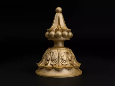 Pinecone Corbel 3D model