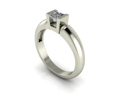 Women ring 3dm stl render detail 3D print model 15