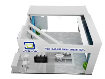 Booth Exhibition Stand a533a 3D model