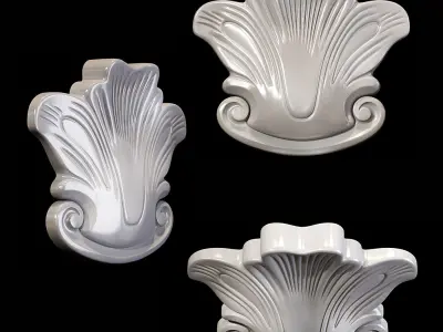 Classic carved 053 3D model