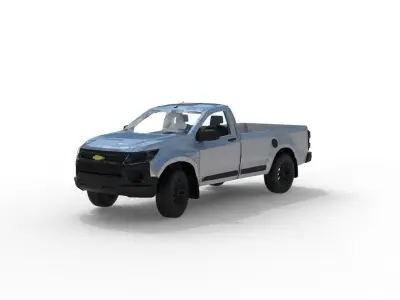 Chevrolet S10 - Realistic Pickup Truck 3D model