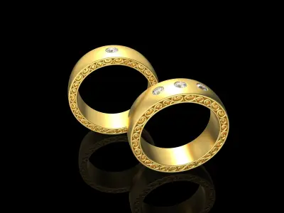 Gold N719 3D print model