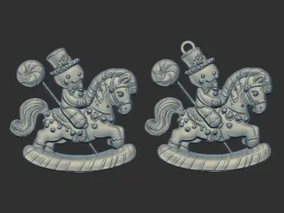 cookie horse decor 3D print model