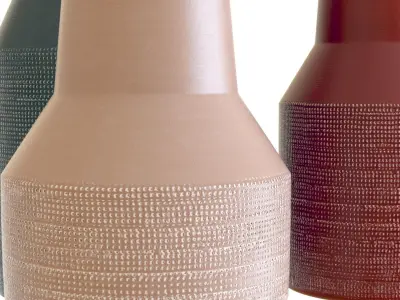 Crate and Barrel Lemont Vases 3D model