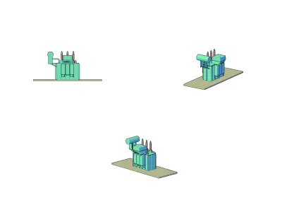 Power Transformer 3D model