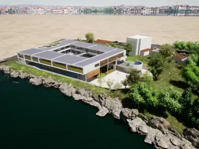 PUBLIC ELEMENTARY SCHOOL  for Twinmotion and Unreal Engine 4 3D model