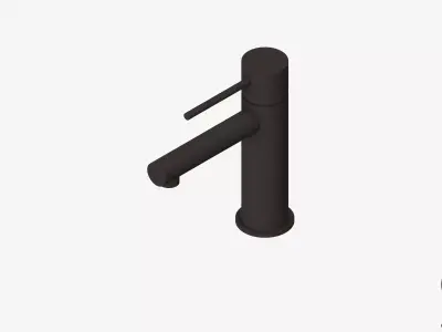 Basin Mixer - Luxury - Sleek Low-poly 3D model