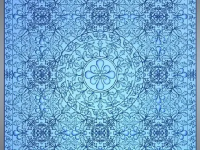 BED HEADBOARD 03 3D print model