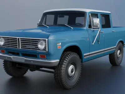 International Wagonmaster 1973 3D print model