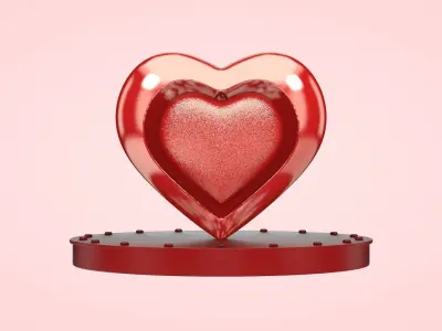 Heart - Home Decor Low-poly 3D model