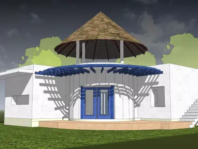 Resort house -02 3D model