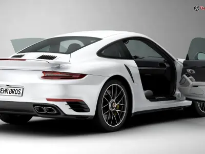 Porsche 911 Turbo S 2017 3D model
