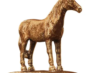 Horse Figurine 3D model