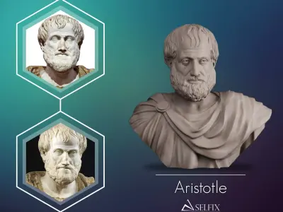 Aristotle Bust 3D print model